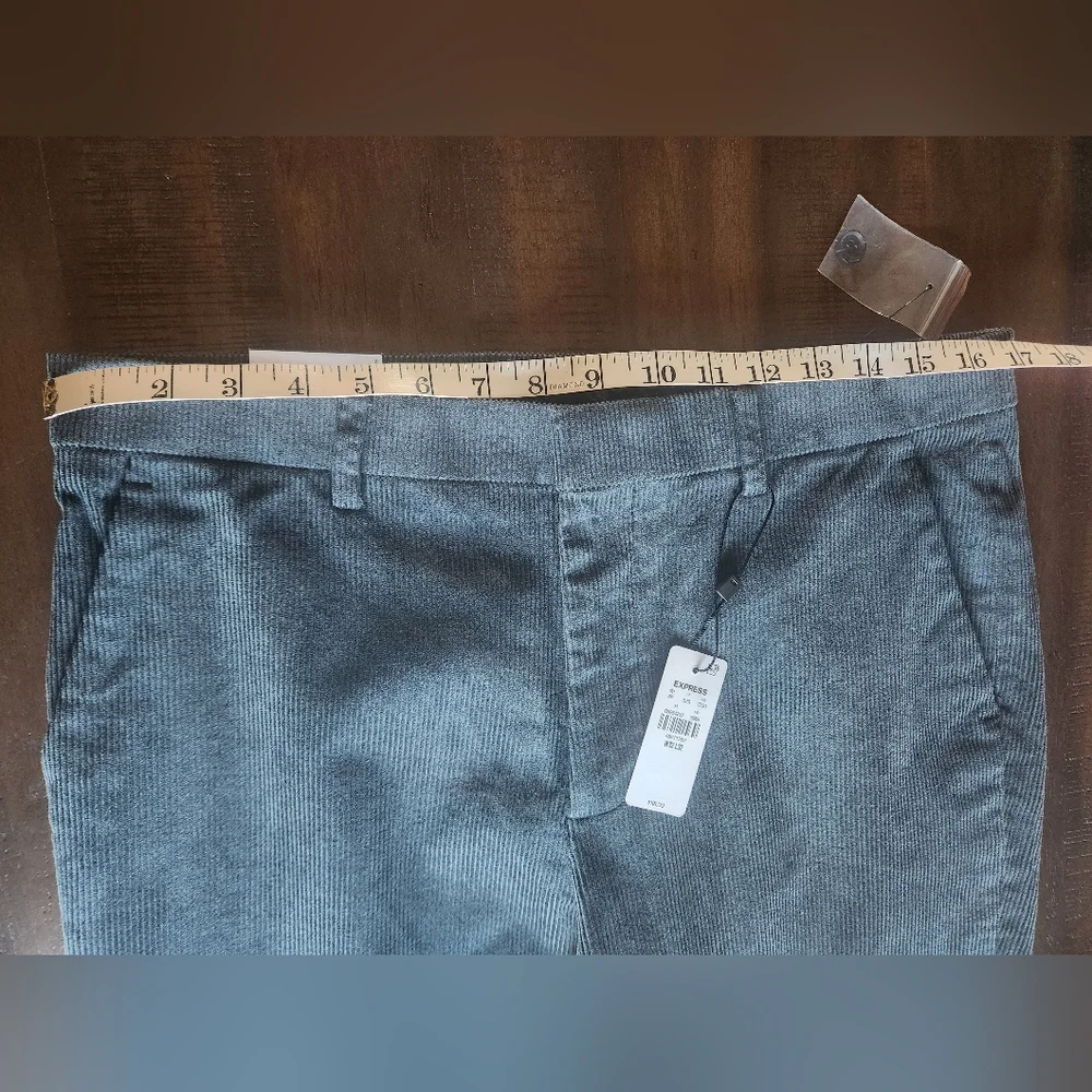 NWT Express Teal Corduroy Dress Pants for Men 32X32